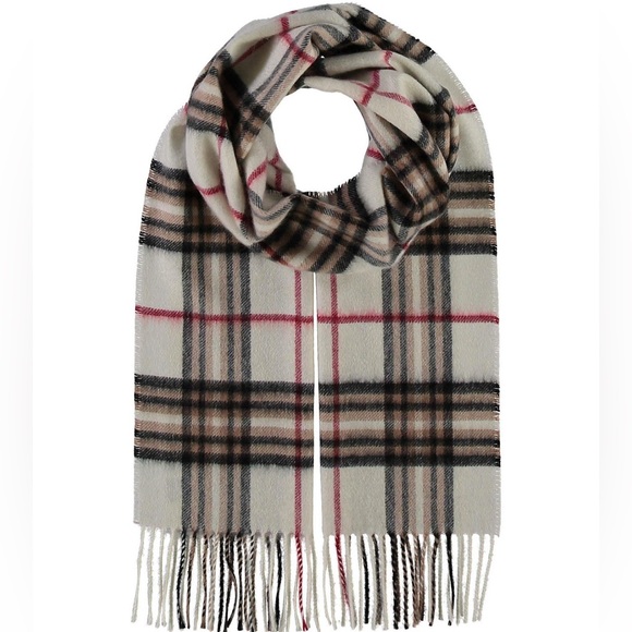 Men’s Classic Plaid Scarf 65”X 11.5” Super soft hand feel Made in Germany - Picture 1 of 5